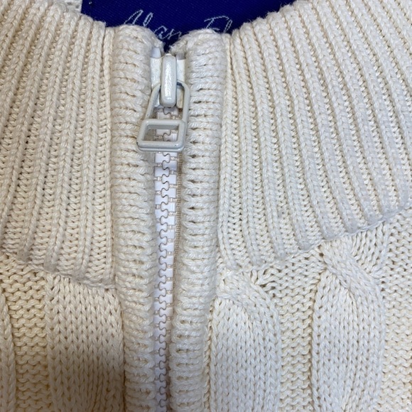 Vintage Cable Knit Alan Flusser Cardigan Sweater - Picture 4 of 8